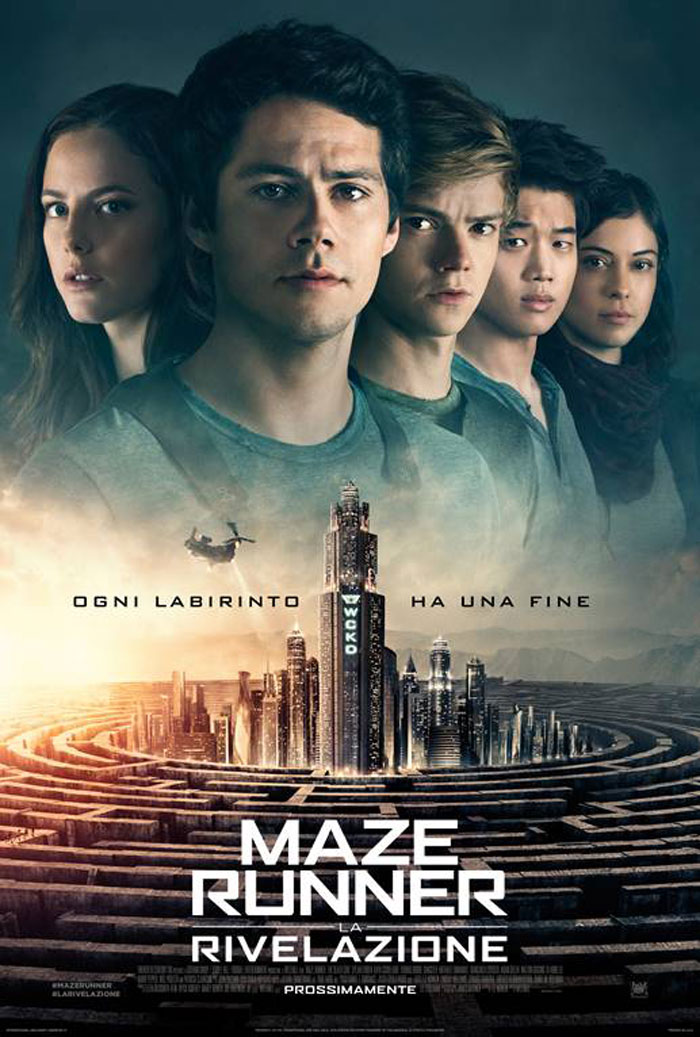 "Maze Runner – La rivelazione" di Wes Ball con  Dylan O'Brien e Thomas Sangster