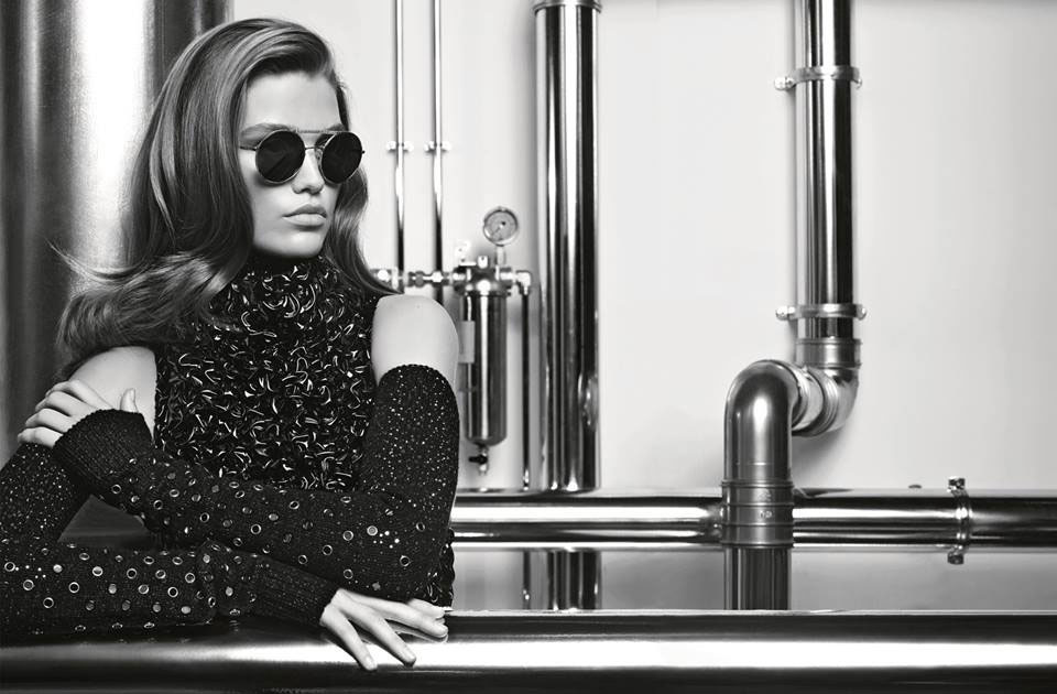 nuovi occhiali di Chanel protagonisti della campagna di Karl Lagerfeld per l'Autunno-Inverno