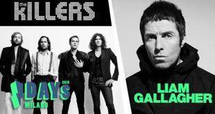 The Killers e Liam Gallagher
