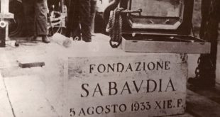 Fondazione_sabaudia_1933