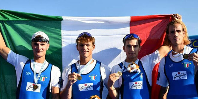 Canottaggio. Gentili, Chiumento e Panizza conquistano il bronzo mondiale in quattro di coppia