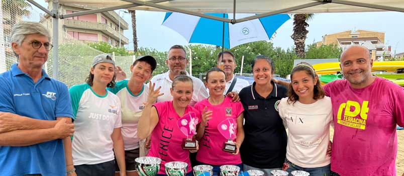 doppio femminile beach tennis