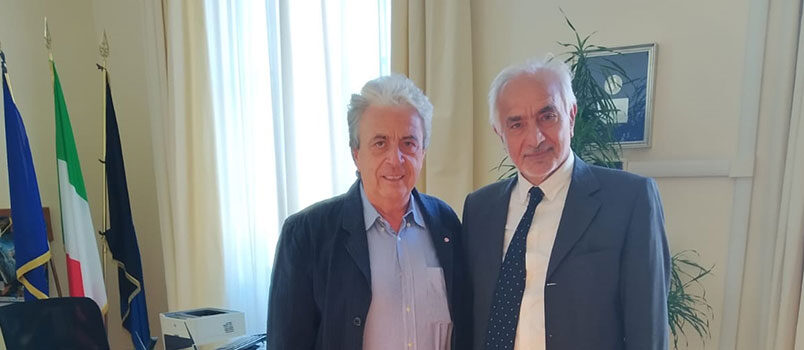 Prorettore Bonifazi e Commissario prefettizio Valente