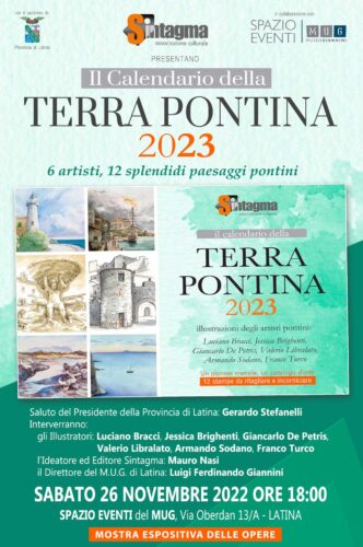 Locandina Calendario Terra Pontina 2023 