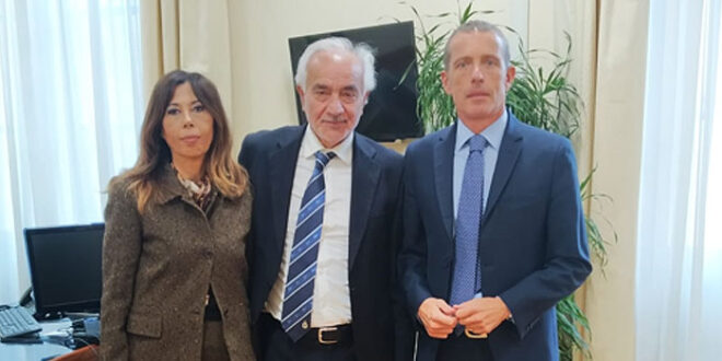 dottoressa Monica Perna, il Prefetto Carmine Valente, il Questore Raffaele Gargiulo