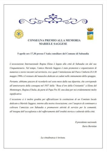 premio memoria mariele saggese