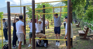 Area fitness playground