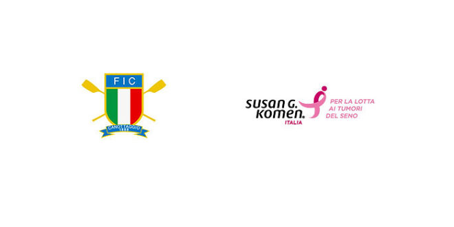 Federazione Italiana Canottaggio e Komen Italia insieme contro il tumore del seno