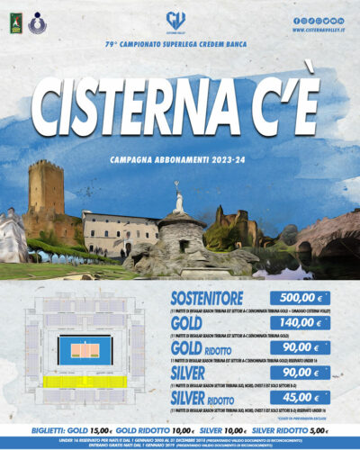 locandina cisterna volley