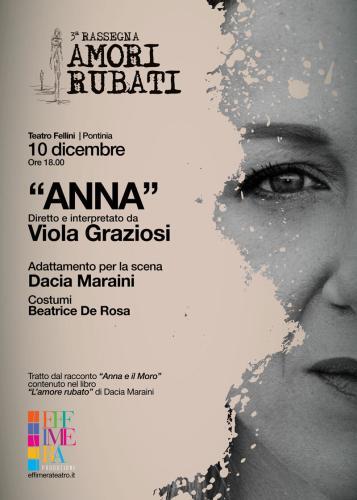 locandina teatro fellini ANNA