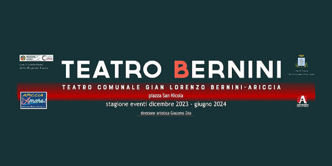Ariccia, al via la stagione 2023-2024 del Teatro Bernini