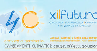 Locandina cambiamento climatico Latina