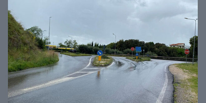  strada provinciale-bretella San Rocco e la strada regionale Velletri Anzio Cori